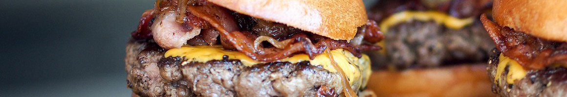 Eating American (Traditional) Breakfast & Brunch Burger at Honest John's restaurant in Detroit, MI.